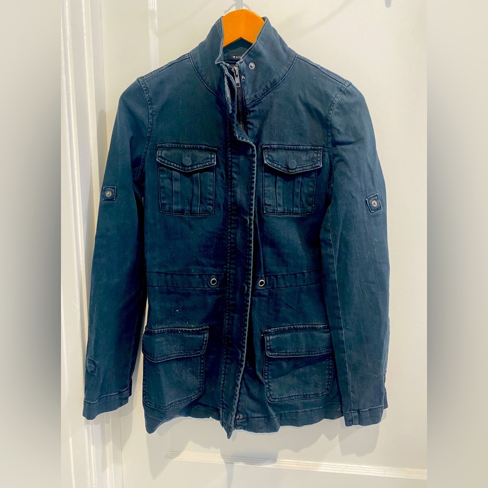 I Heart Ronson black denim jacket